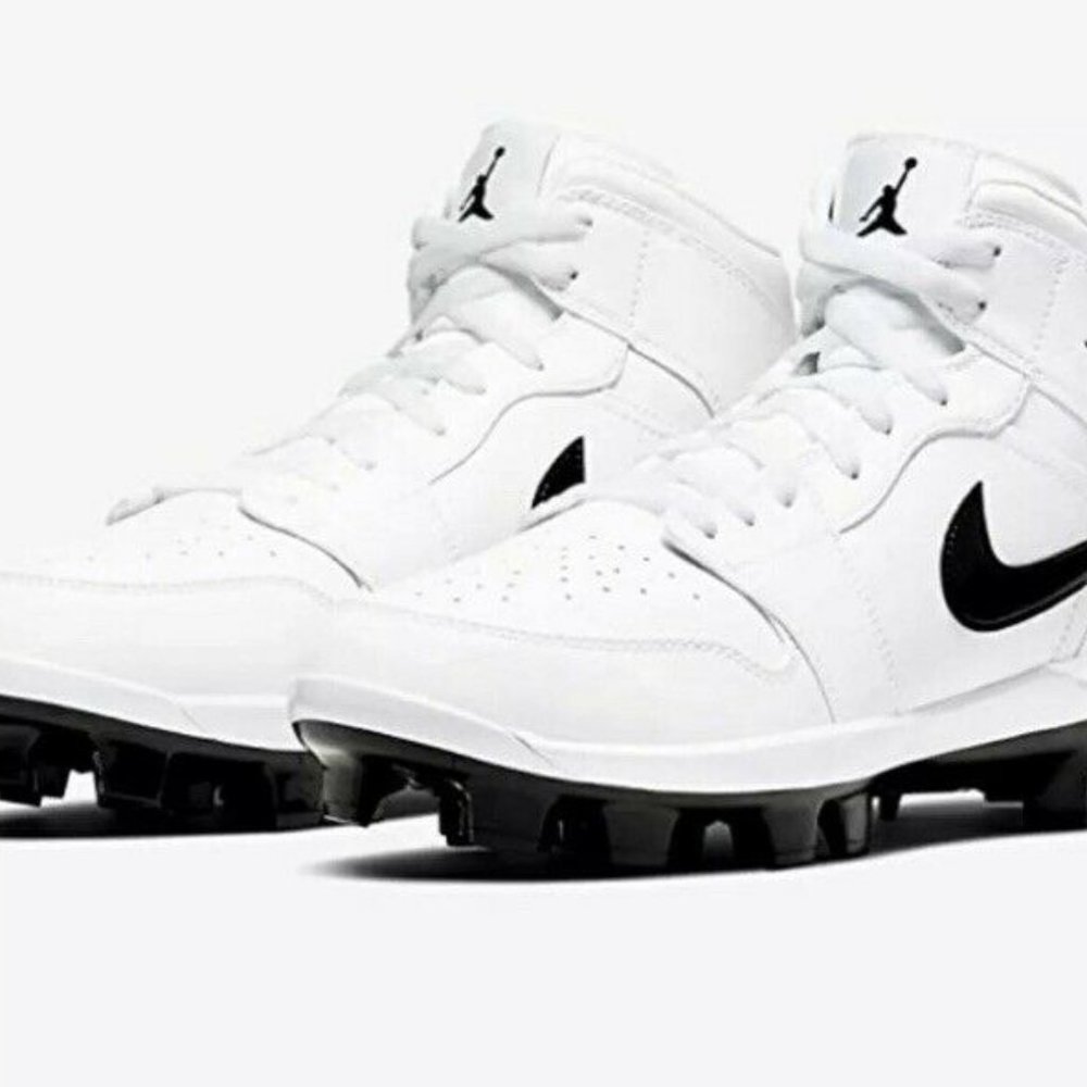 Air Jordan 1 Retro MCS Baseball Cleats Men's White